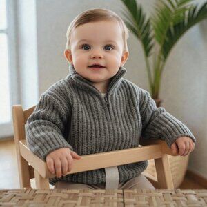 Zara Ribbed Knit Sweater 12-18 Months (86 cm)